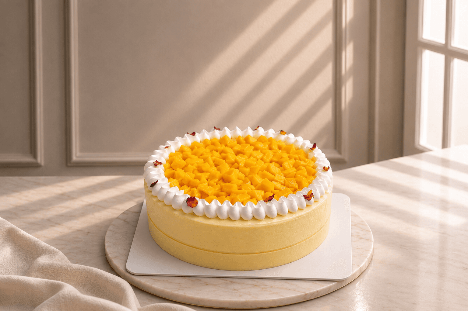 Mango torte